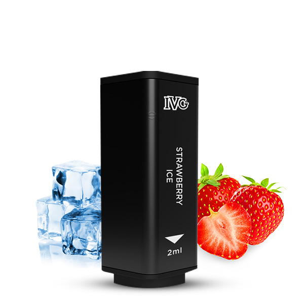 2x IVG 2400 4 Pod System Prefilled Pod - Strawberry Ice 20mg/ml