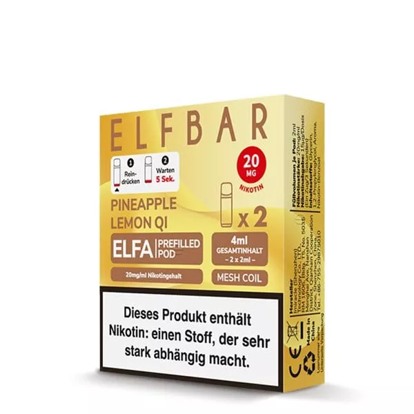 Elfbar Elfa Pods 20mg/ml - alle Sorten im 2er Pack Elfbar Elfa Pods 20mg/ml - alle Sorten im 2er Pack