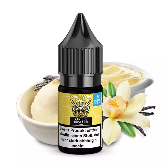 OWL Non-Salt - Vanilla Custard - 10ml Liquid