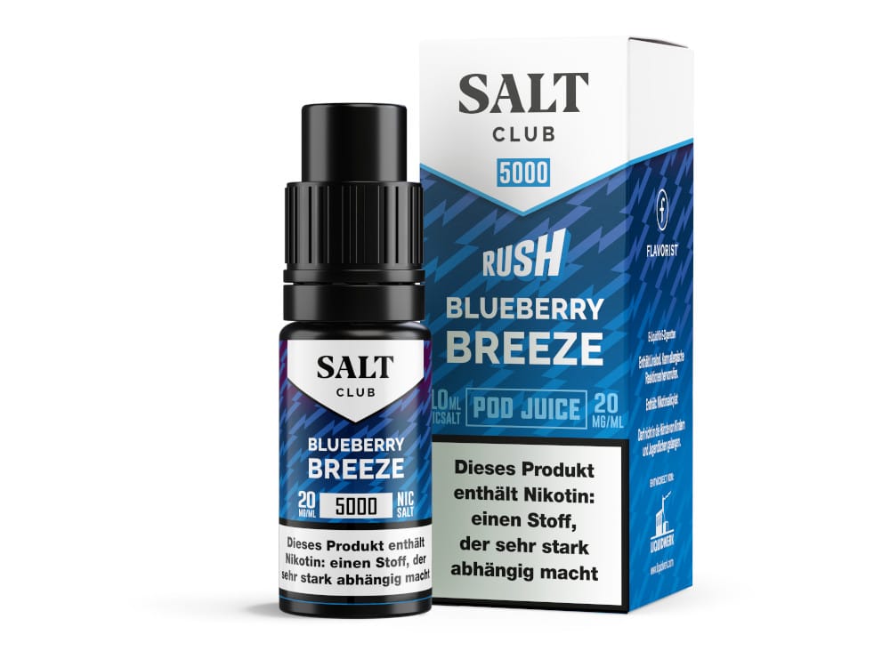 5000 - Blueberry Breeze - 10ml Nikotinsalz-Liquid