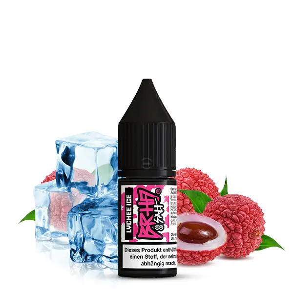 Barehead Electric Punch Lychee Ice Nikotinsalz-Liquid – 10ml Flasche mit Lychee-Früchten und Eiswürfeln