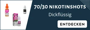 Nikotinshots gelöst in einer 70/30 Basisflüssigkeit.