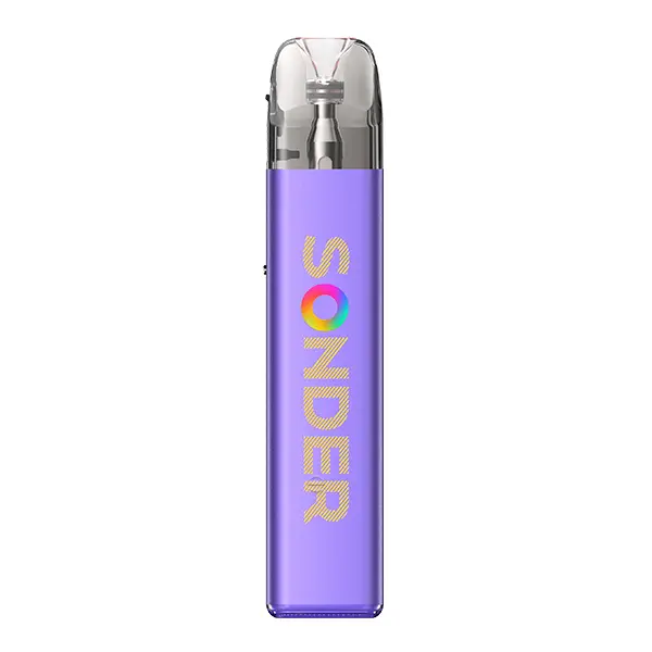 geekvape-sonder-q2-pod-kit-8.jpg GeekVape Sonder Q2 Pod Kit in Violett – schlankes Pod-System mit Sonder-Schriftzug, Frontansicht