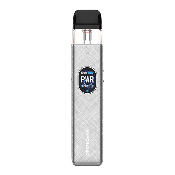 Vaporesso Xros 5 Pod Kit in Silber – schlankes Pod-System mit rundem Display und eingelegtem Pod