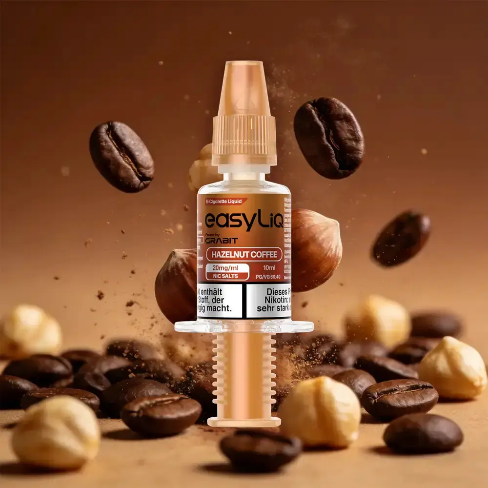 easyLIQ Hazelnut Coffee - 10ml Nikotinsalz-Liquid