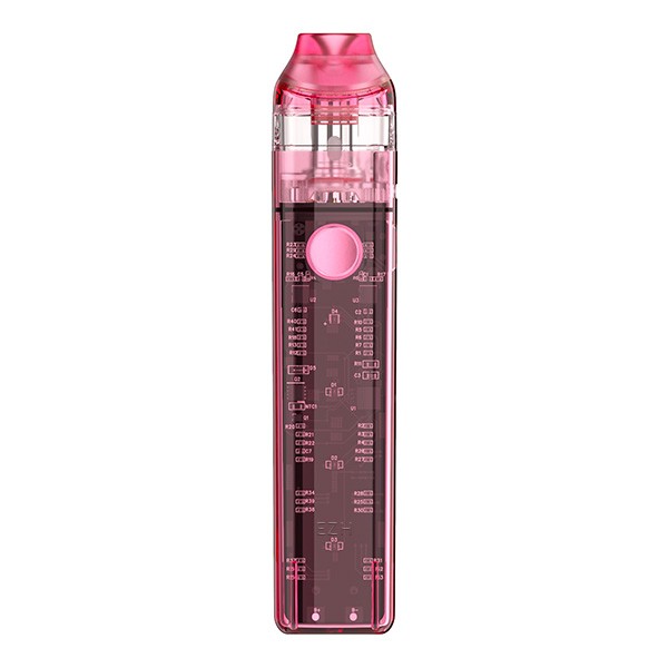 Nevoks Feelin C1 Pod Kit in transparentem Pink mit sichtbarem Akku und aufgestecktem Pod