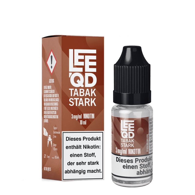 LEEQD - Tobacco Tabak stark - 10ml Liquid