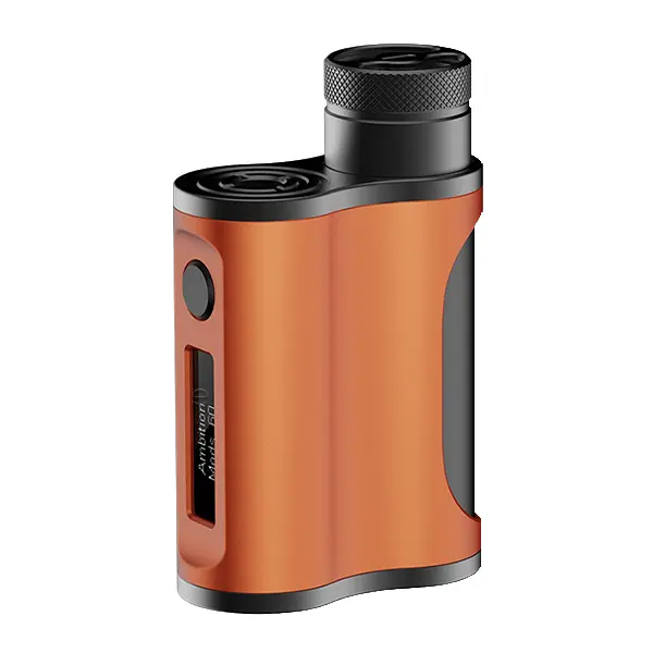 Ambition Mods Morer SBS Mod Akkuträger in Orange, Frontansicht auf weißem Hintergrund