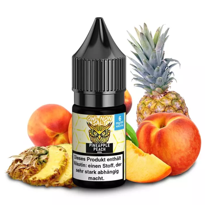 OWL Non-Salt - Pineapple Peach - 10ml Liquid