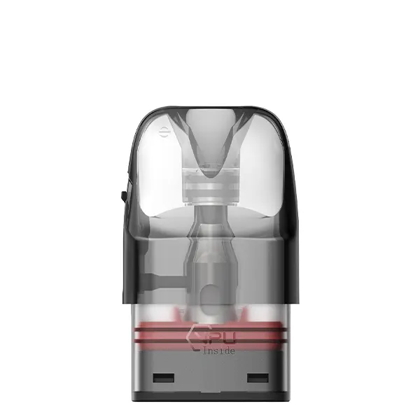 GeekVape Q Ersatz-Pod 3 ml – transparenter Pod mit rotem Coil-Bereich, Einzelansicht