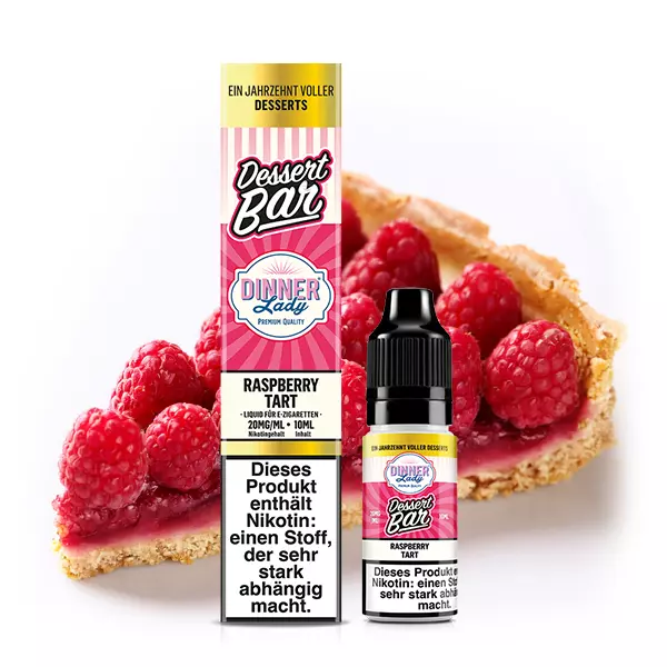 Dessert Bar - Raspberry Tart - 10ml Nikotinsalz-Liquid