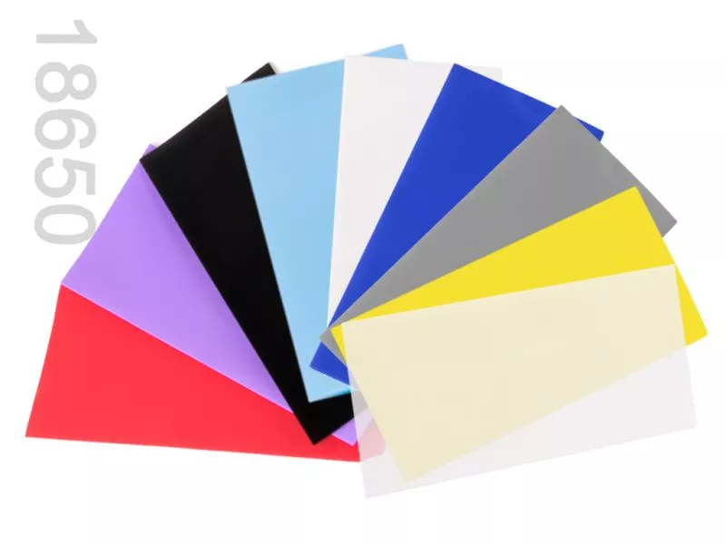 PVC Wärmeschrumpfschlauch ø18,12 x 70mm für 18650 Zellen
