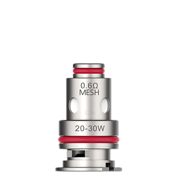 Vaporesso GTX Mesh Verdampferkopf 0,8 Ohm, 20–30W – einzelner Coil in Silber-Rot