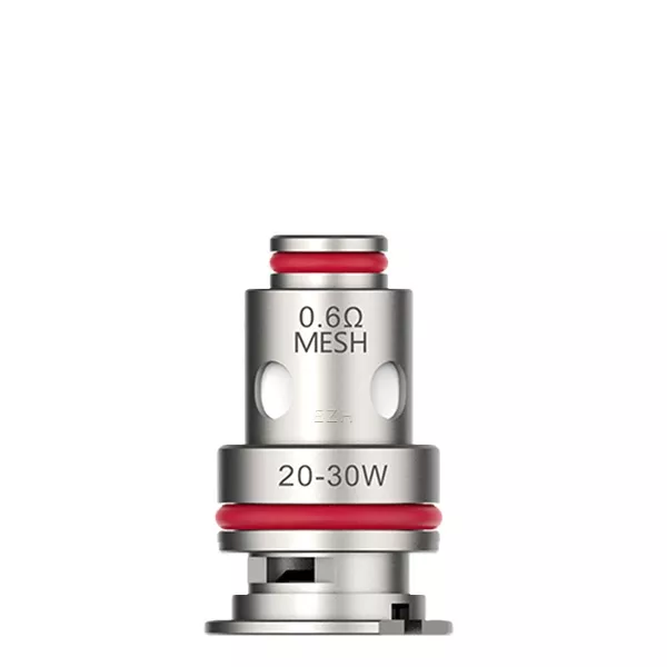 Vaporesso GTX Mesh Verdampferkopf 0,8 Ohm, 20–30W – einzelner Coil in Silber-Rot