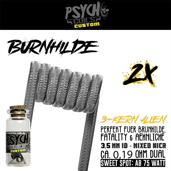 2x Psycho Coils - Burnhilde Coil 0.19 Ohm