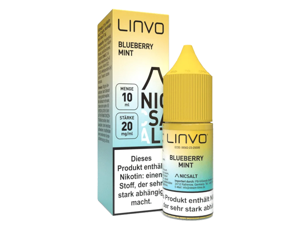 Linvo - Blueberry Mint - 10ml Nikotinsalz-Liquid