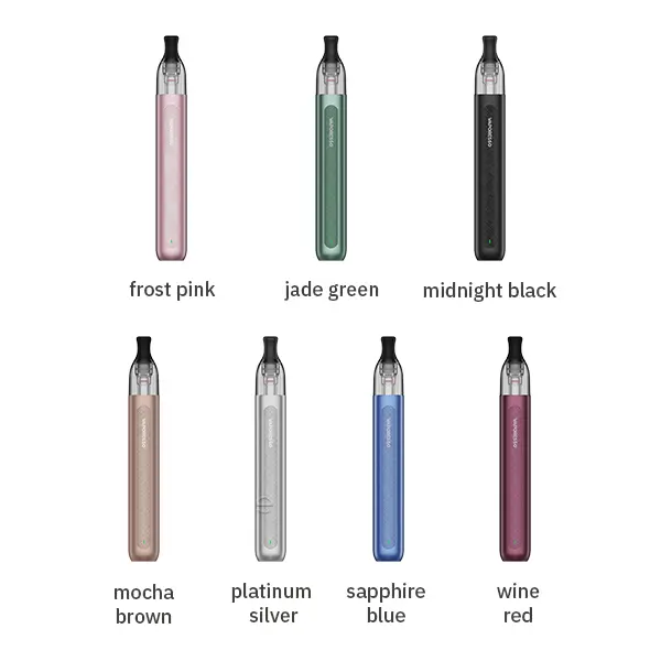 Vaporesso Eco One Pro Pod Kit – alle 7 Farben: Frost Pink, Jade Green, Midnight Black, Mocha Brown, Platinum Silver, Sapphire Blue, Wine Red