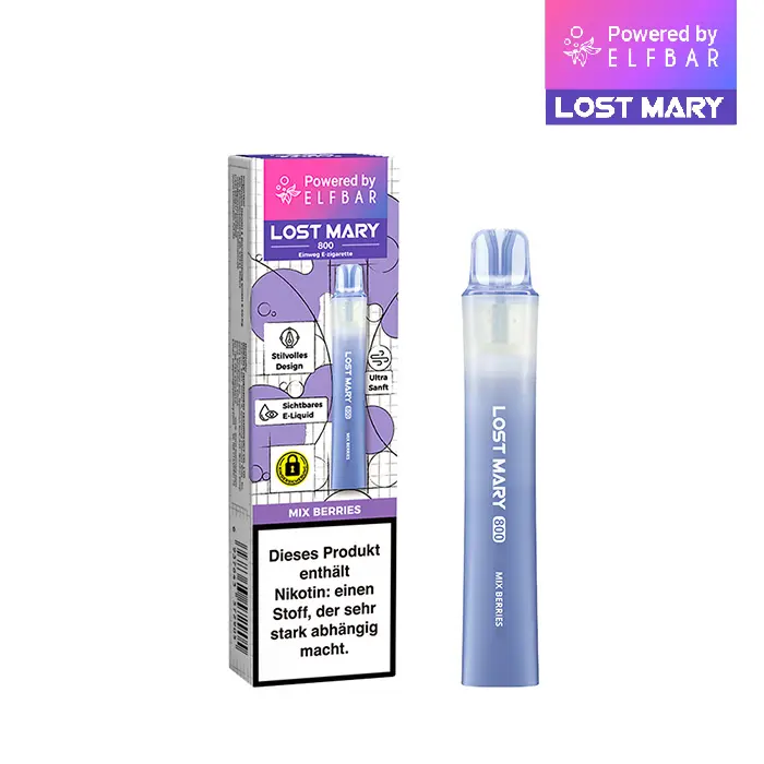 Lost Mary - 800 Einweg E-Zigarette - Mix Berries