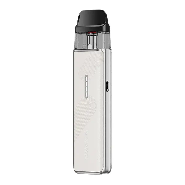 Vaporesso XROS 5 Mini Pod Kit Leather Edition in Weiß – schlankes Pod-System, Frontansicht