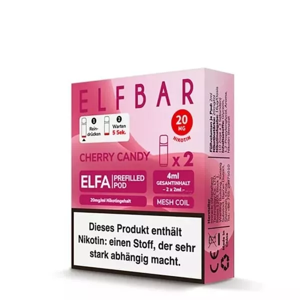 Elfbar Elfa Pods 20mg/ml - alle Sorten im 2er Pack Elfbar Elfa Pods 20mg/ml - alle Sorten im 2er Pack