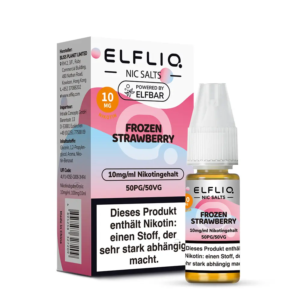 frozen-strawberry-3.jpg Elfliq Frozen Strawberry - 10ml Nikotinsalz-Liquid