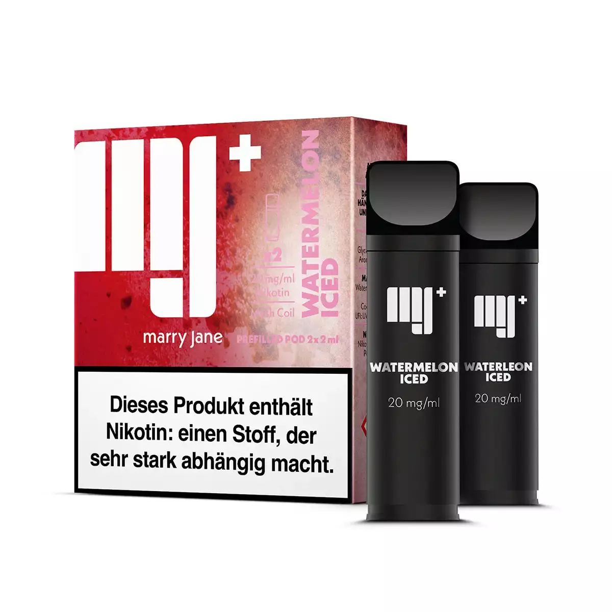 2x Marry Jane - Prefilled Pod - Watermelon Iced