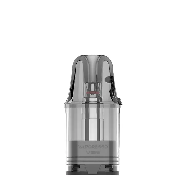 Vaporesso Vibe Dual Mesh Smart Ersatz-Pod, transparente graue Pod-Kartusche Seitenansicht