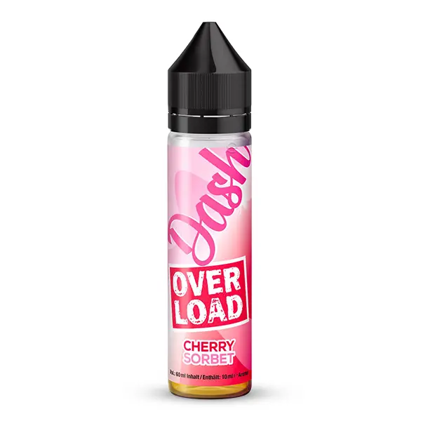 Dash Liquids Overload Cherry Sorbet Longfill-Flasche 20ml in pink-rosé ohne Motiv