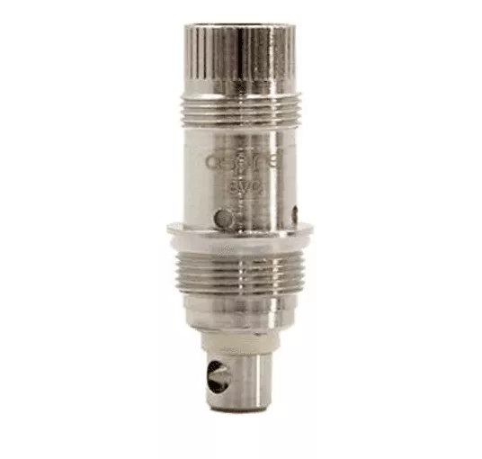 Aspire Nautilus BVC Verdampferkopf einzeln, silberner Coil in Seitenansicht freigestellt