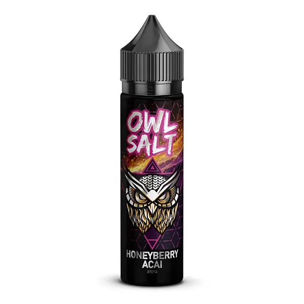 OWL Salt Honeyberry Longfill 60ml Flasche mit lila-schwarzem Etikett