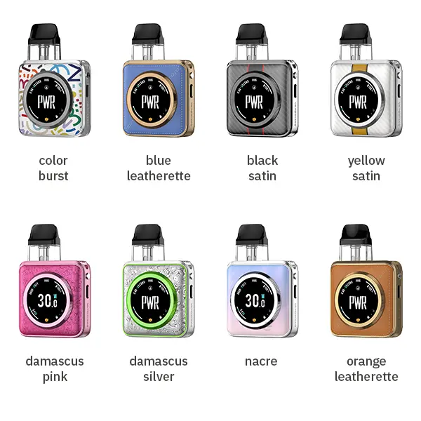 vaporesso-xros-5-nano-9.jpg Vaporesso XROS 5 Nano Pod Kit Farbübersicht: alle 8 Varianten von Color Burst bis Orange Leatherette