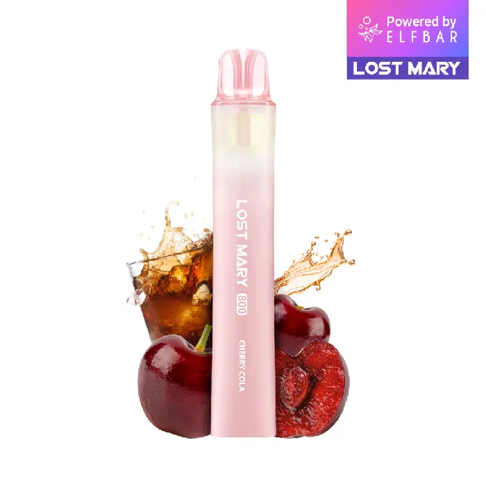 Cherry-Cola.jpg Lost Mary - 800 Einweg E-Zigarette - Cherry Cola