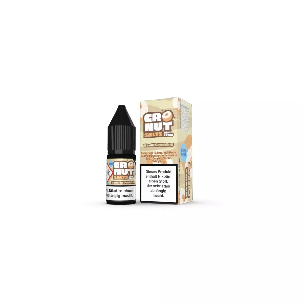 Vanilla Pudding - 10ml Nikotinsalz-Liquid