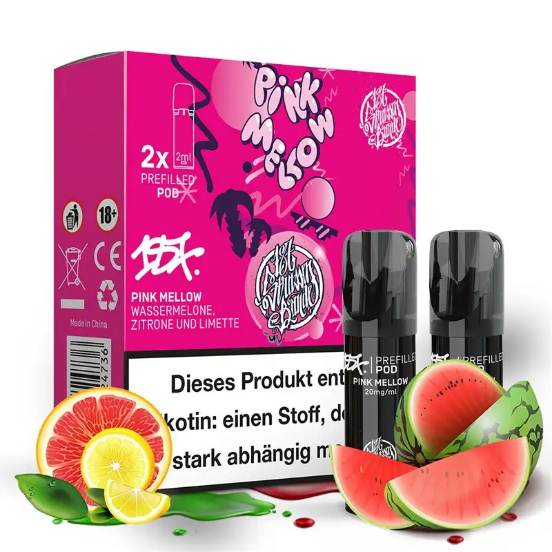 2x 187 Strassenbande Prefilled Pod - Pink Mellow 20mg/ml