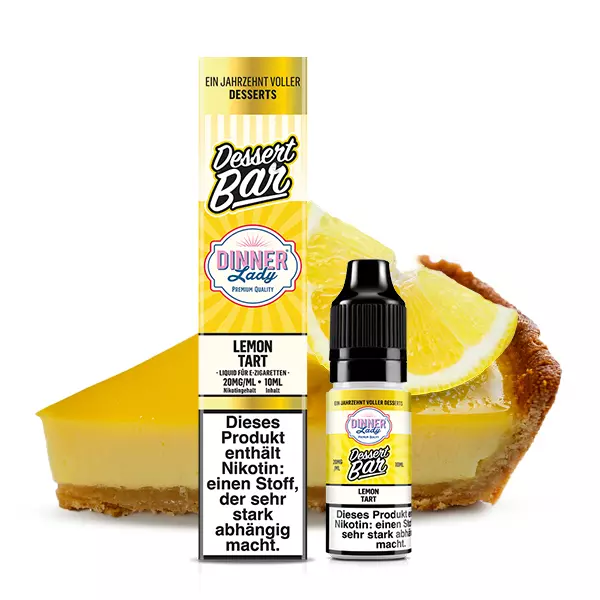Dessert Bar - Lemon Tart - 10ml Nikotinsalz-Liquid