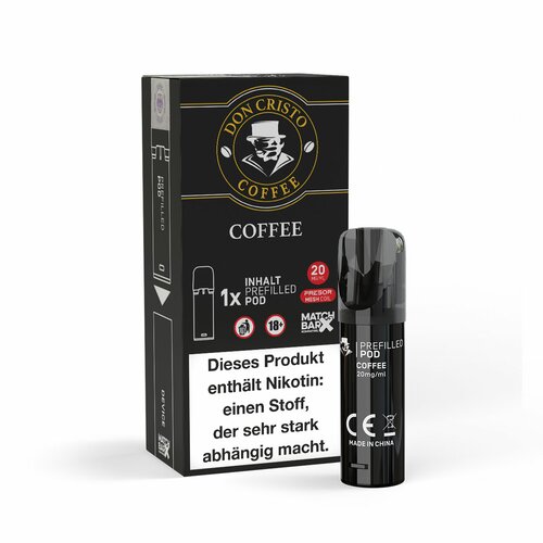 Don Cristo Prefilled Pod - Coffee - 20mg/ml