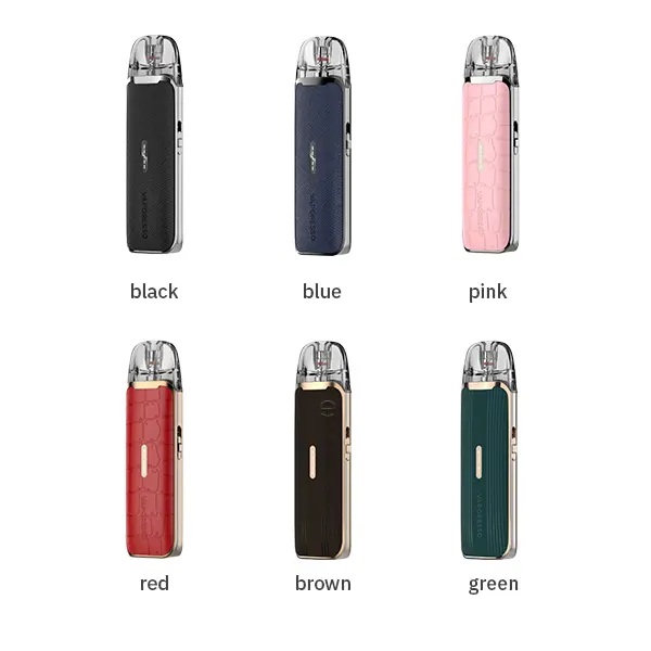 vaporesso-luxe-q3-pod-kit-7.jpg Vaporesso Luxe Q3 Pod Kit Farbübersicht: Schwarz, Blau, Pink, Rot, Braun und Grün