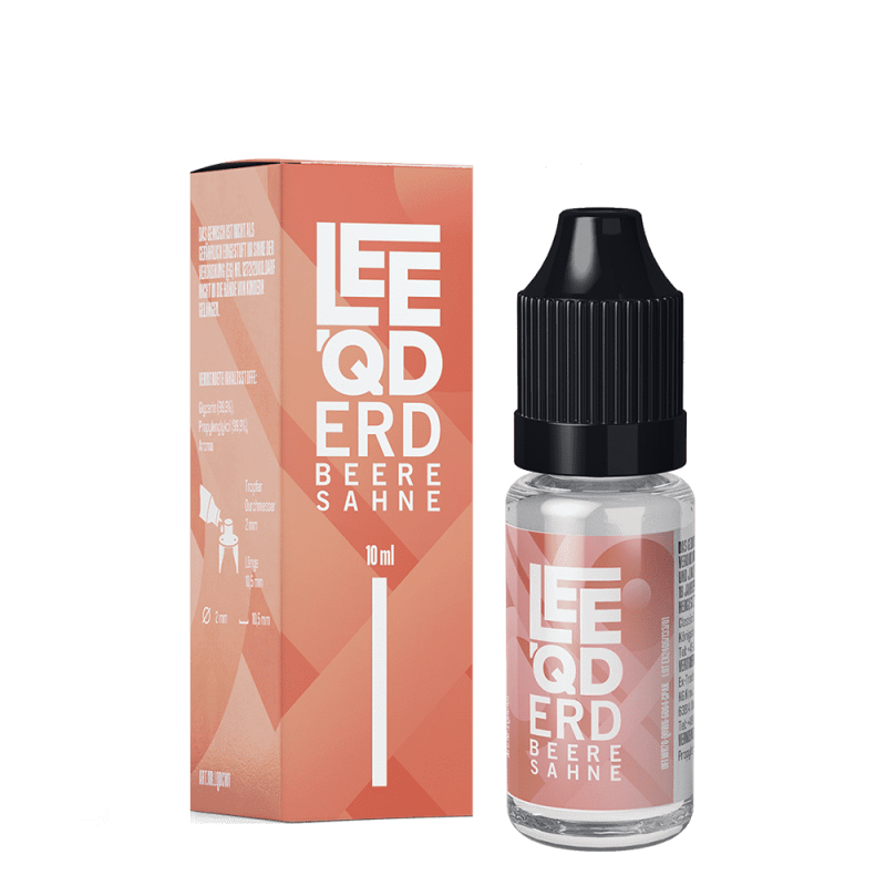 LEEQD - Crazy Erdbeere Sahne - 10ml Liquid