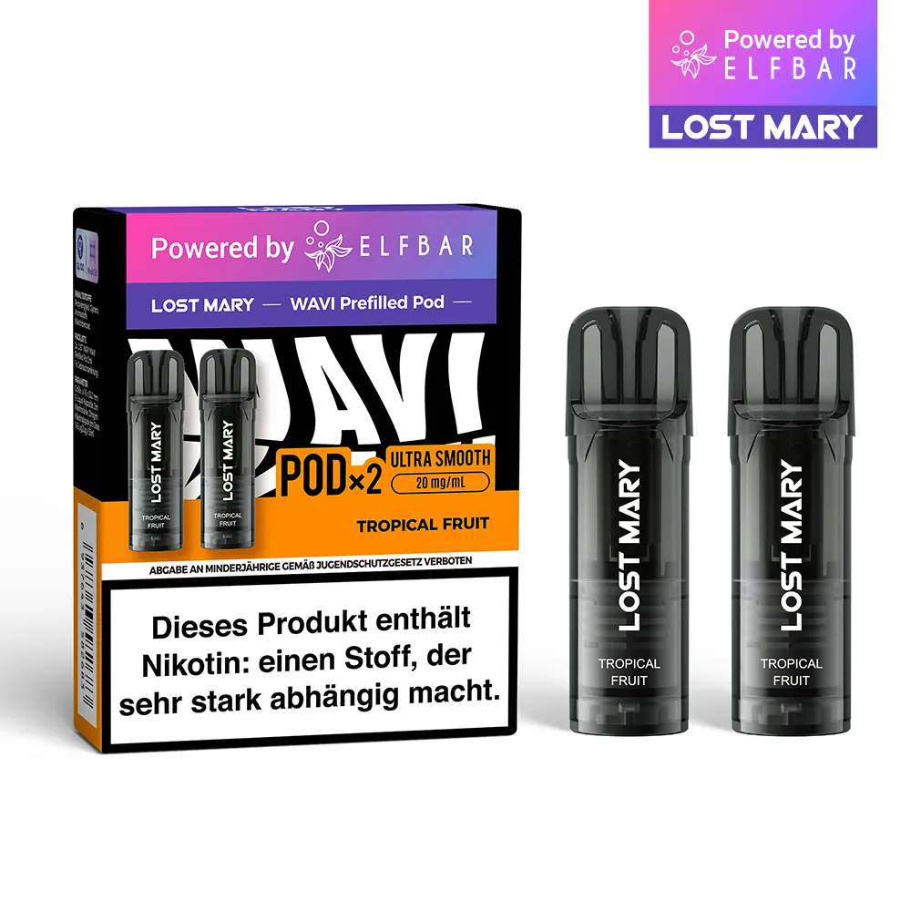 2x Lost Mary Wavi Pod - Tropical Fruit