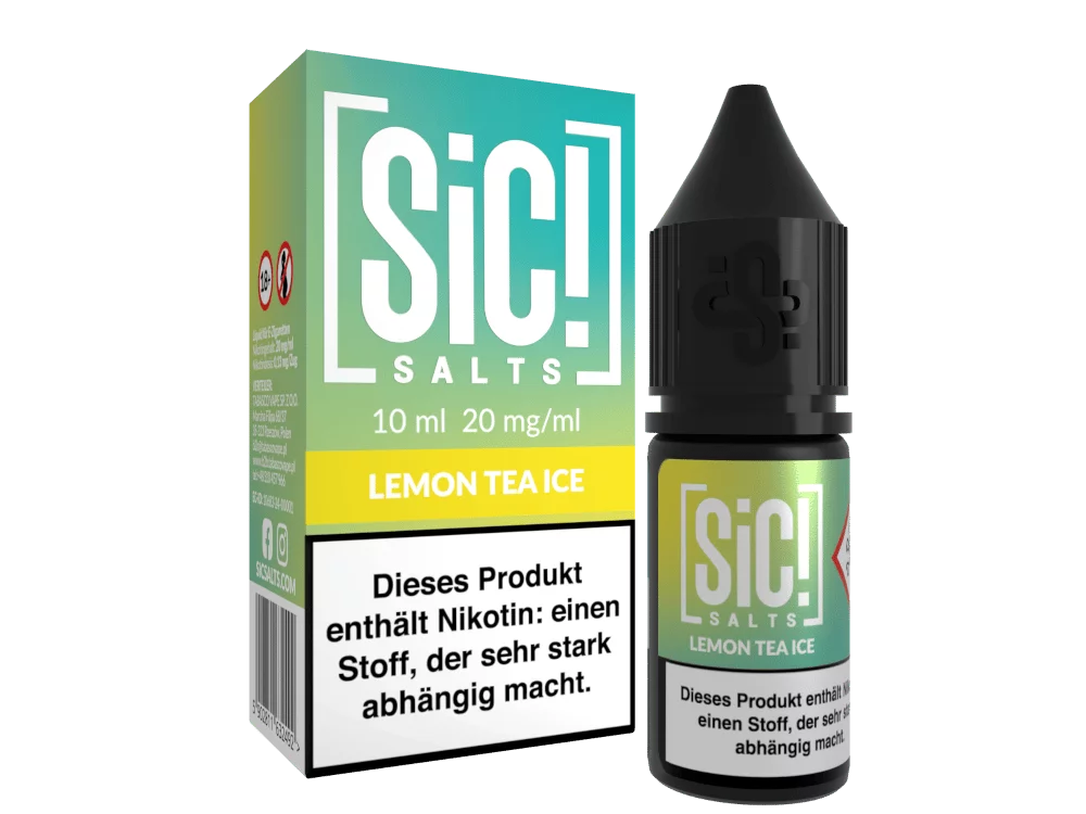 SiC-Salts-Lemon-Tea-Ice-Nikotinsalz-Liquid-20-mgml_1000x750.png SiC! Salts - Lemon Tea Ice - 10ml Nikotinsalz Liquid