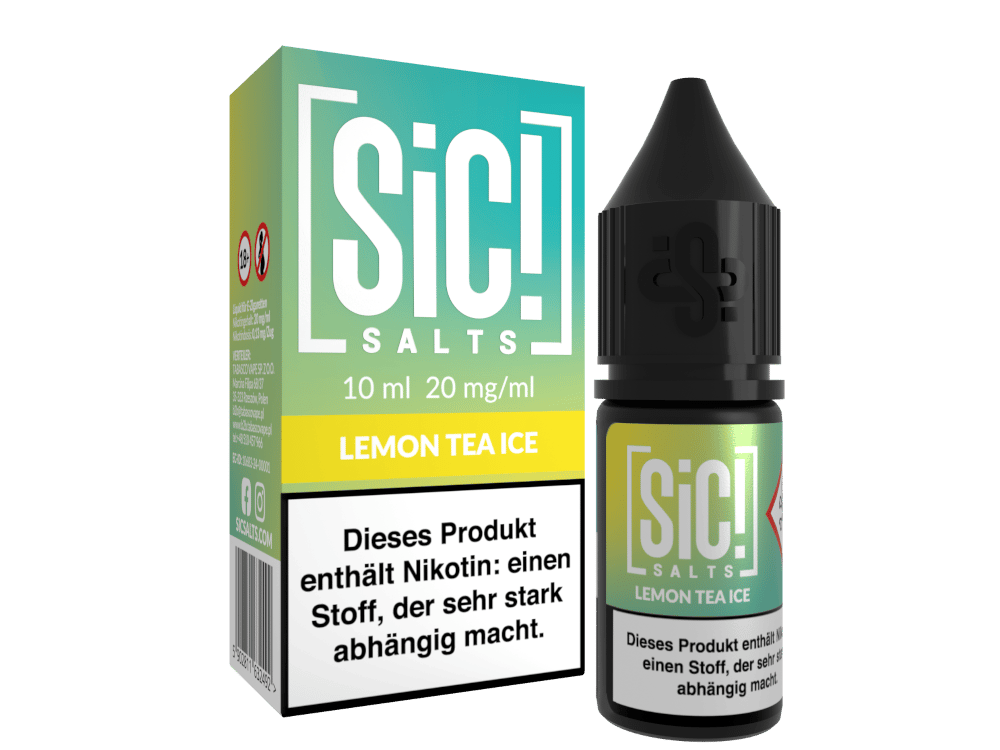 SiC! Salts - Lemon Tea Ice - 10ml Nikotinsalz Liquid