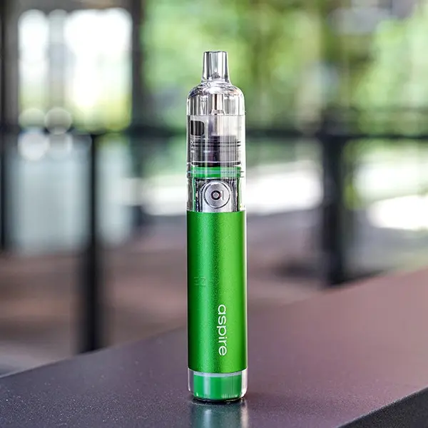 Aspire Cyber G Pod Kit E-Zigarette in Grün – schlankes Stift-Pod-System von vorne