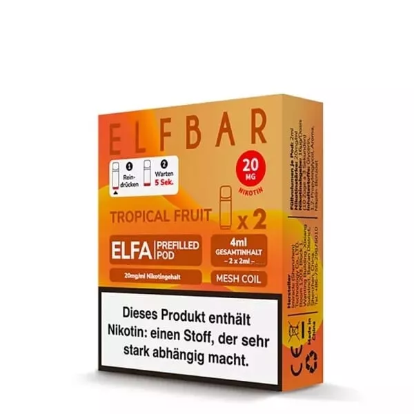 Elfbar Elfa Pods 20mg/ml - alle Sorten im 2er Pack Elfbar Elfa Pods 20mg/ml - alle Sorten im 2er Pack