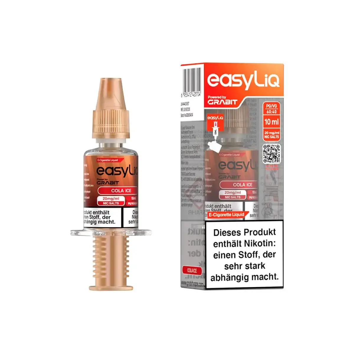 easyLIQ Cola Ice - 10ml Nikotinsalz-Liquid