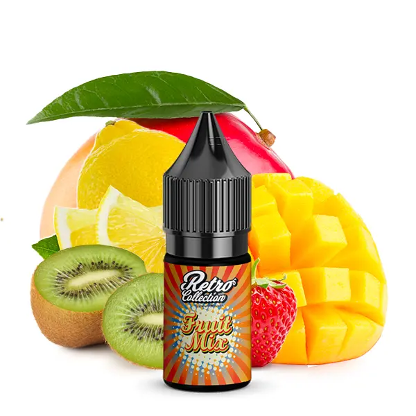 Retro Fruit Mix - 10ml Nikotinsalz-Liquid