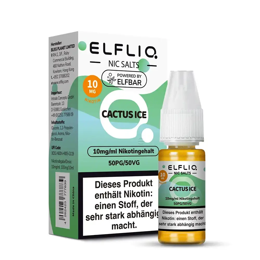 Elfliq Cactus Ice - 10ml Nikotinsalz-Liquid