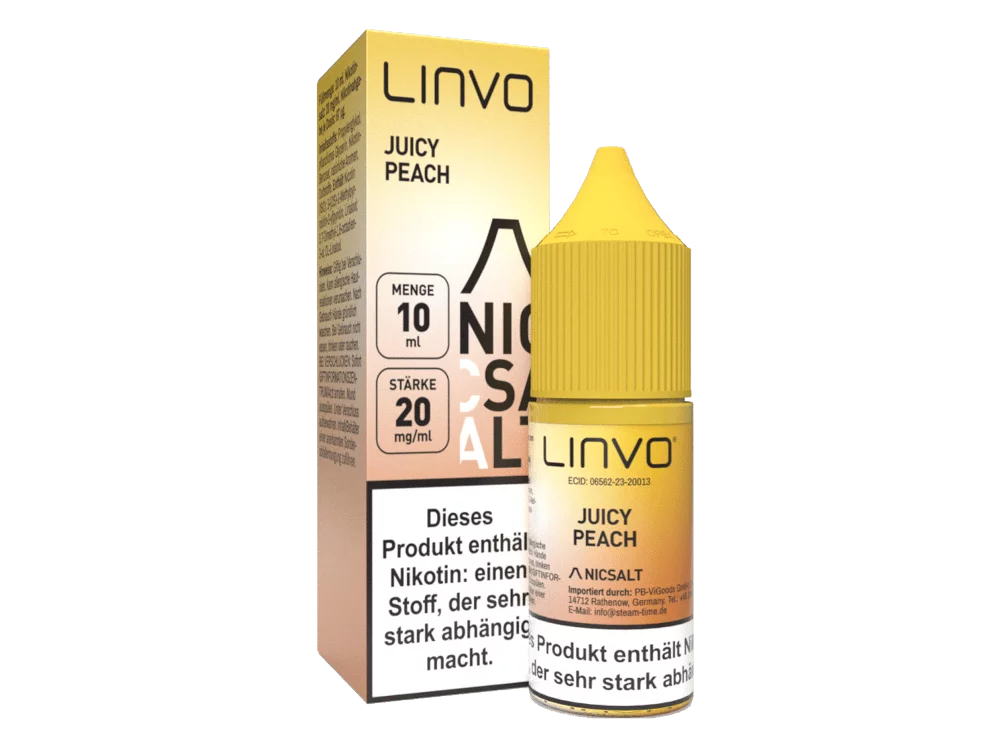 Linvo - Juicy Peach - 10ml Nikotinsalz Liquid