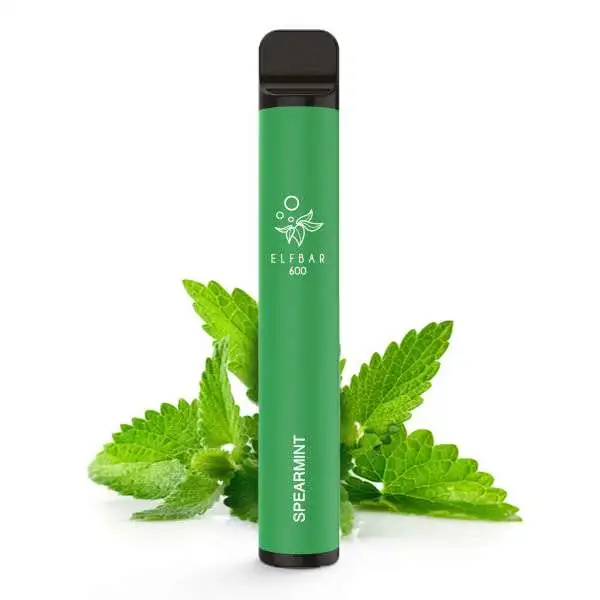Elfbar 600 Einweg E-Zigarette in Grün, Spearmint Geschmack, 20mg/ml Nikotin