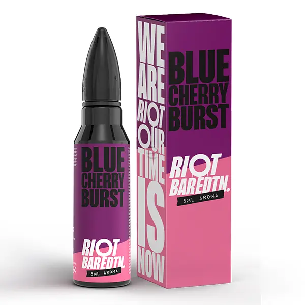 Riot Squad Bar Edtn Blue Cherry Burst Longfill – 50ml Flasche mit pinkfarbener Verpackung