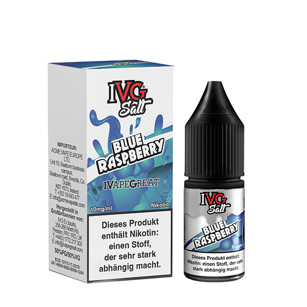 Blue Raspberry - 10ml Nikotinsalz-Liquid